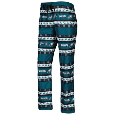 Shop Foco Midnight Green Philadelphia Eagles Holiday Ugly Pajama Set