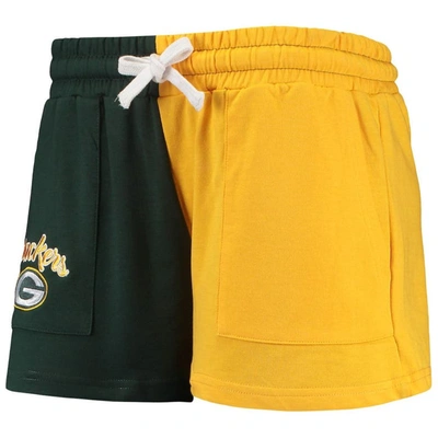 Shop Foco Green/gold Green Bay Packers Color-block Lounge Set