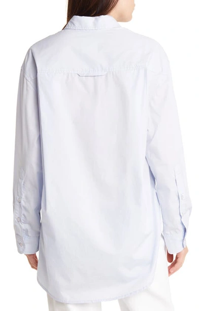 Shop Citizens Of Humanity Kayla Oversize Poplin Button-up Shirt In Santa Cruz