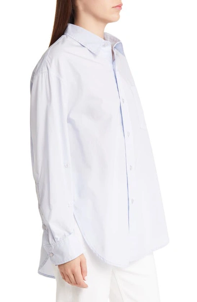 Shop Citizens Of Humanity Kayla Oversize Poplin Button-up Shirt In Santa Cruz