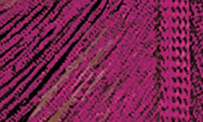 Dreamgirl Draped Fringe Chemise In Mulberry In Mulberry