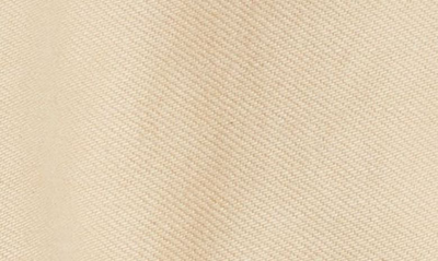 Shop Jacquemus Nimes Meio Organic Cotton Denim Crop Jacket In 15b Beige/ Terracotta