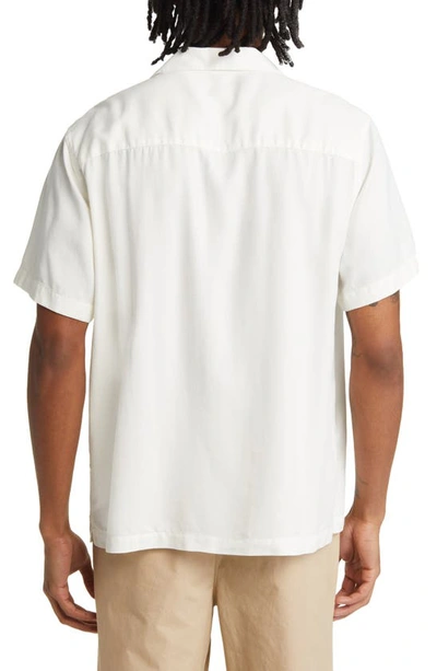 Shop Saturdays Surf Nyc Gibson Short Sleeve Camp Shirt In Ivory