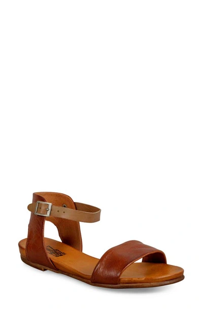 Shop Miz Mooz Alanis Flat Sandal In Brandy