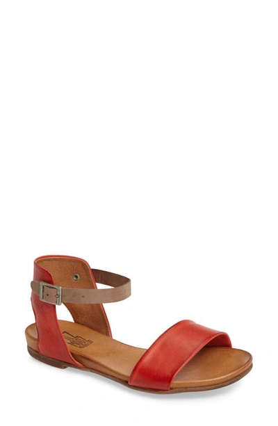 Shop Miz Mooz Alanis Flat Sandal In Scarlet