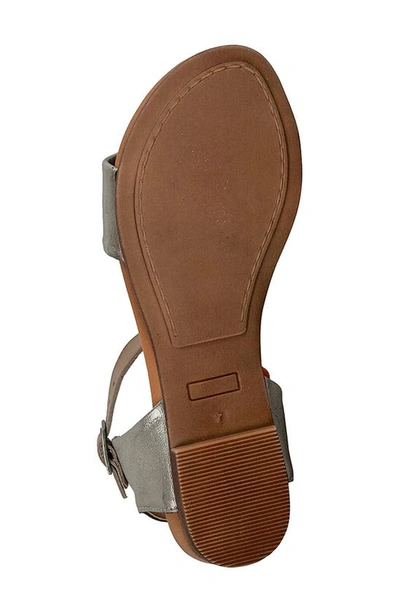 Miz Mooz Alanis Flat Sandal In Pewter