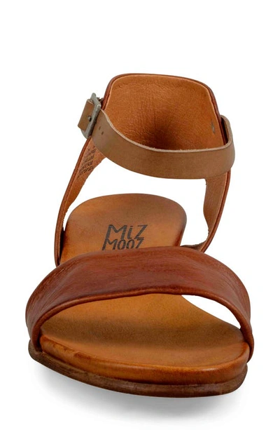 Miz Mooz Alanis Flat Sandal In Brandy