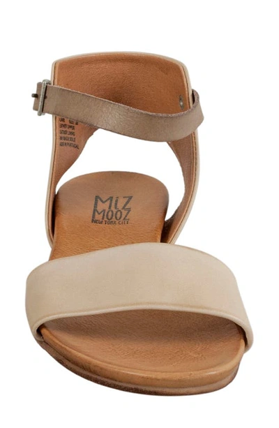 Shop Miz Mooz Alanis Flat Sandal In Cream