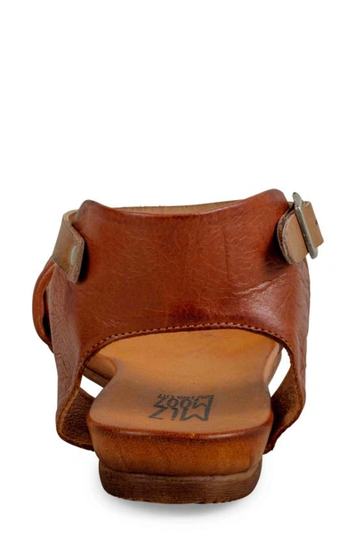 Miz Mooz Alanis Flat Sandal In Brandy