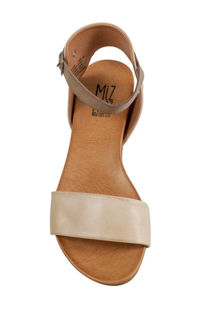 Shop Miz Mooz Alanis Flat Sandal In Cream