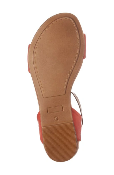 Miz Mooz Alanis Flat Sandal In Scarlet