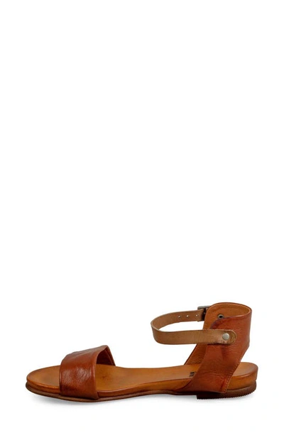 Shop Miz Mooz Alanis Flat Sandal In Brandy