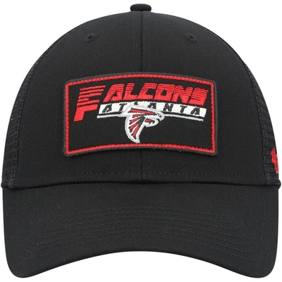 Shop 47 Youth ' Black Atlanta Falcons Levee Mvp Trucker Adjustable Hat