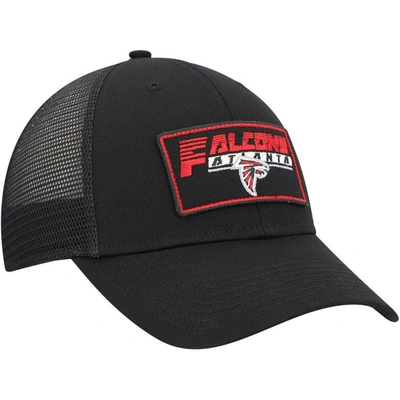 Shop 47 Youth ' Black Atlanta Falcons Levee Mvp Trucker Adjustable Hat