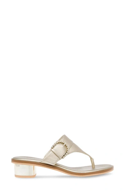 Shop Anne Klein Thessy Sandal In Platinum