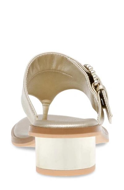 Anne Klein Thessy Sandal In Platinum