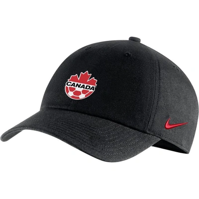 Shop Nike Black Canada Soccer Campus Adjustable Hat