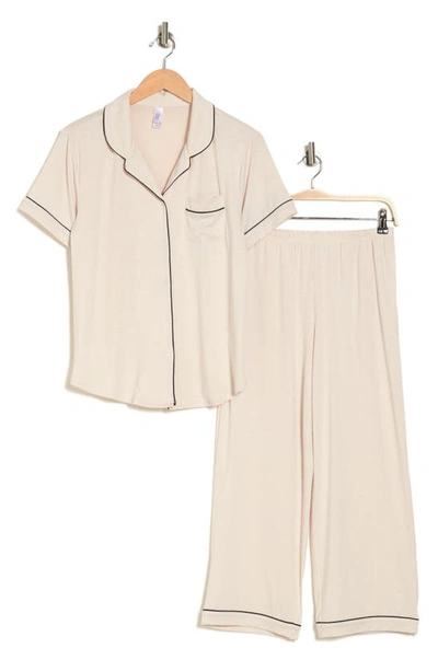 Shop Flora By Flora Nikrooz Annie Matching Pajama Set In Beige