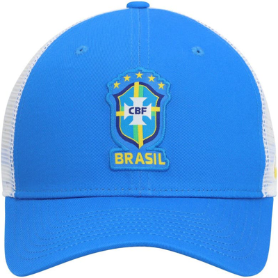 Shop Nike Blue Brazil National Team Classic99 Trucker Snapback Hat
