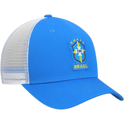 Shop Nike Blue Brazil National Team Classic99 Trucker Snapback Hat