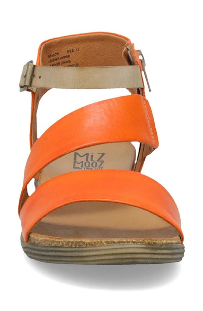 Miz Mooz Meadow Sandal In Orange