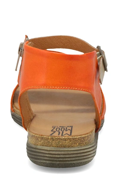 Miz Mooz Meadow Sandal In Orange
