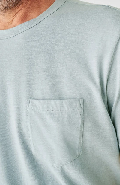 Faherty Sunwashed Pocket T-shirt In Blue Breeze