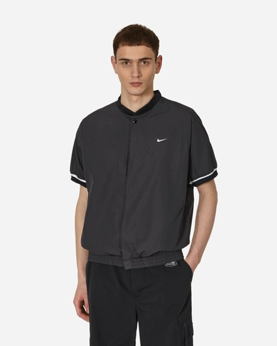 Shop Nike Authentics Warm-up Shirt Black In Multicolor