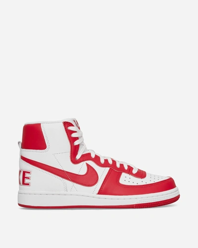 Shop Nike Terminator High Sneakers Red In Multicolor