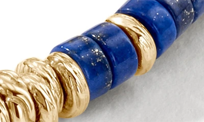 Shop John Hardy Heishi Beaded Bracelet In Blue