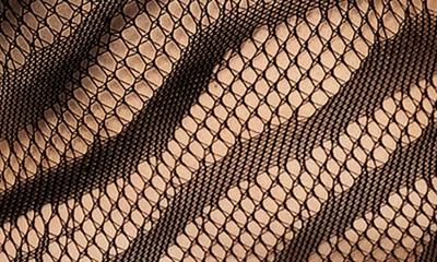 Shop Dreamgirl Fishnet Glove Sleeve Teddy With Thigh High Stockings In Black