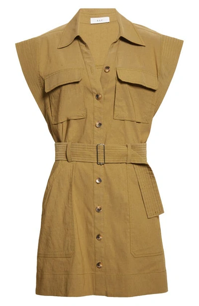 Shop A.l.c Ava Belted Shirtdress In Drill