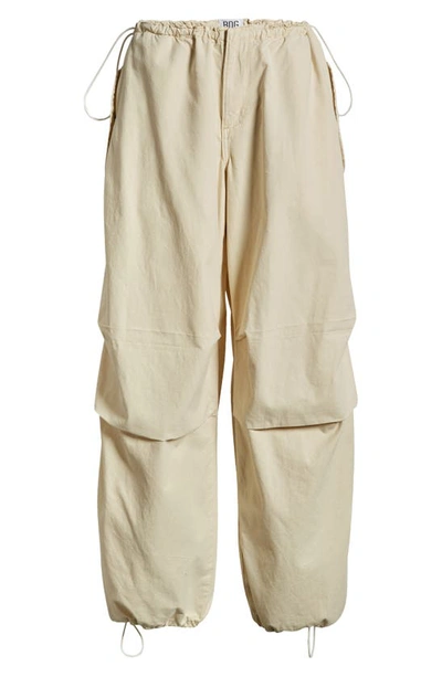 Bdg Urban Outfitters Cotton Utility Joggers In Cream