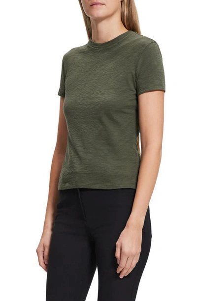 Shop Theory 2 Nebulous Organic Cotton Tiny Tee In Dark Olive