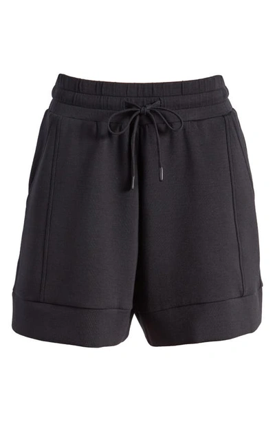 Shop Varley Alder Sweat Shorts In Black
