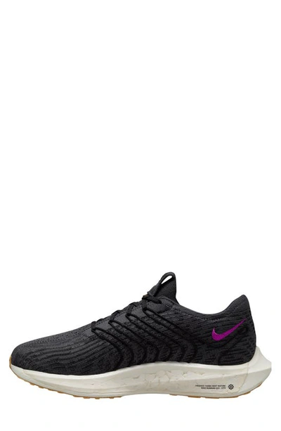 Shop Nike Pegasus Turbo Next Nature Running Shoe In Black/ Purple/ Anthracite