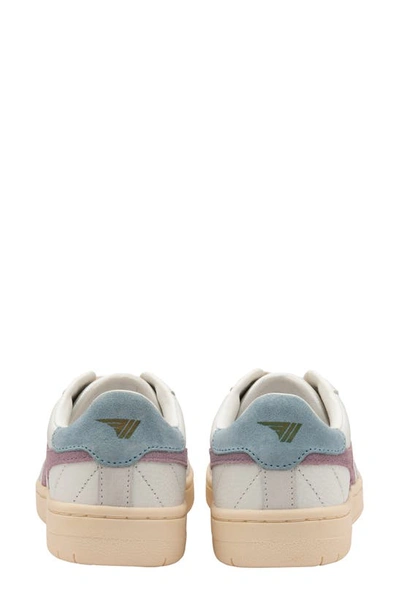 Shop Gola Falcon Sneaker In White/ Lily/ Iceberg