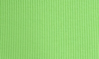 Shop Skims Cotton Rib Tank Dress In Neon Green