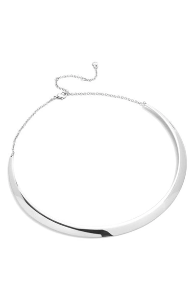Shop Baublebar Kiko Collar Necklace In Silver