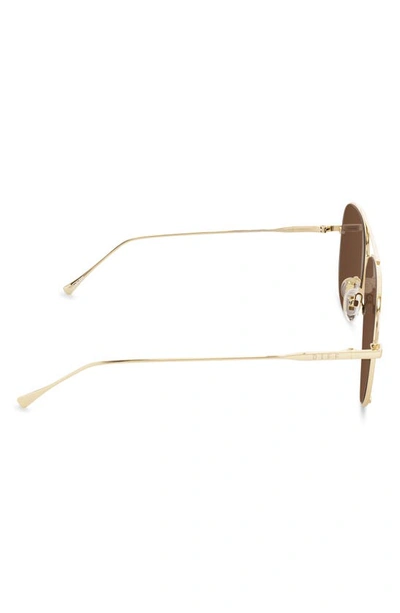 Shop Diff 63mm Scarlett Sunglasses In Gold/brown Lens