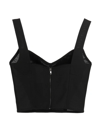 Shop Dolce & Gabbana '90s' Bustier In Black