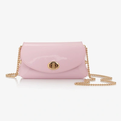 Shop Zaccone Girls Pink Leather Bag (18cm)