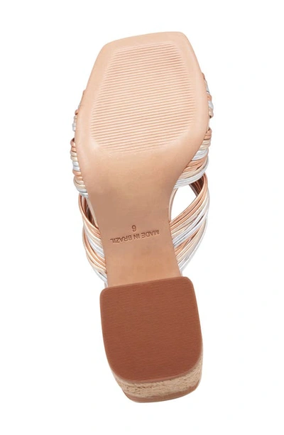 Shop Andre Assous Kelsie Metallic Twist Sandal In Metallic Multi