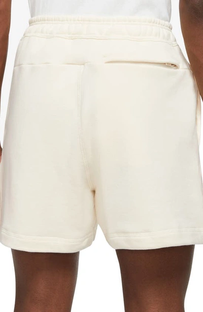 Shop Nike French Terry Shorts In Coconut Milk/ Coconut Milk