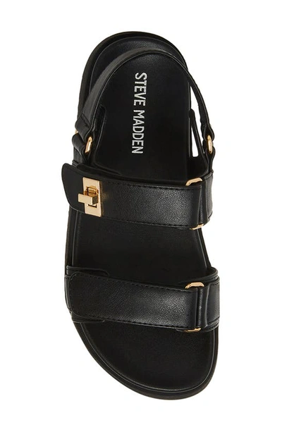 Shop Steve Madden Mona Sandal In Black