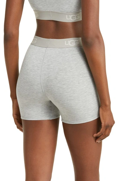 Shop Ugg Alexiah Boy Shorts In Grey Heather