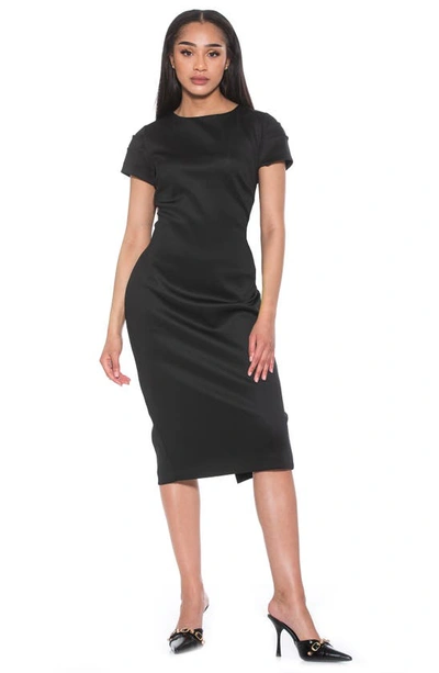 Shop Alexia Admor Crysta Stretch Sheath Dress In Black