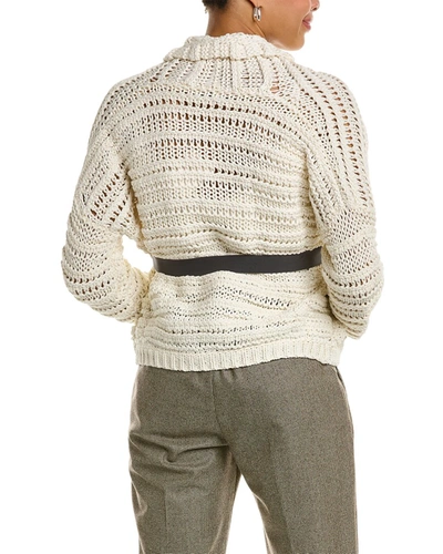 Shop Brunello Cucinelli Sweater In Brown