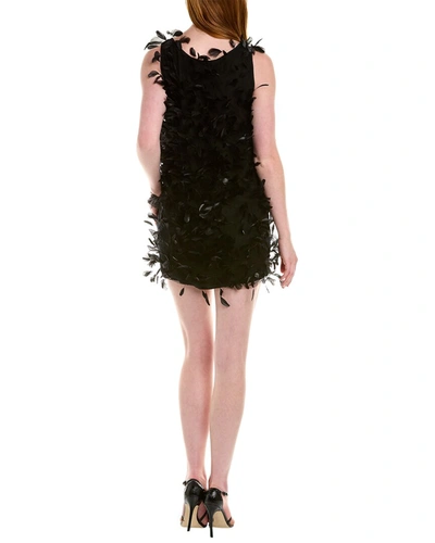 Max Mara Priamo Silk Shift Dress In Black