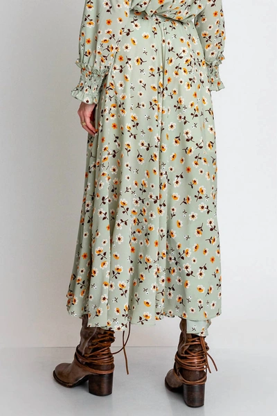 Shop Monte Perry Street Skirt In Chamomile Print In Multi